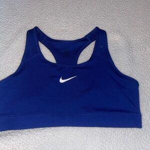 Blue Nike sports bra size xl
